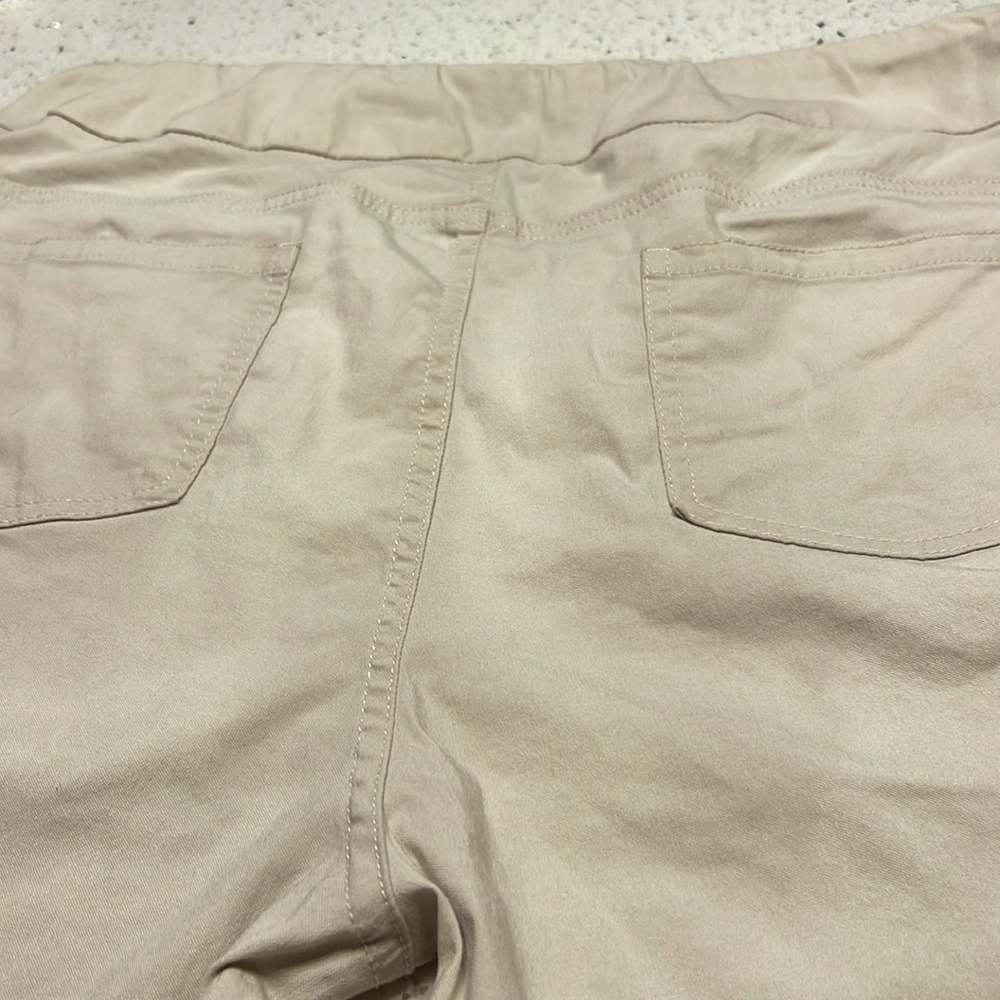 Camel colored Bermuda shorts
